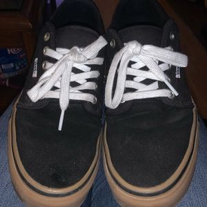 Men’s Black & Brown Vans Size 8
